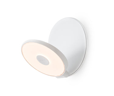 Koncept Gravy Wall Sconce Matte White Body Matte White Plates Hardwire