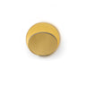 Koncept Gravy Wall Sconce Silver Body Brass Plates Plug-In