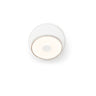 Koncept Gravy Wall Sconce Silver Body Matte White Plates Hardwire