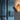 Koncept Gravy Wall Sconce Metallic Black Body Matte Blue Plates Plug-In
