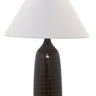 House of Troy Scatchard 25" Stoneware Table Lamps in Brown Gloss
