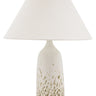 House of Troy Scatchard 25" Stoneware Table Lamps in Decorated White Gloss