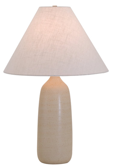 House of Troy Scatchard 25" Stoneware Table Lamps in Oatmeal