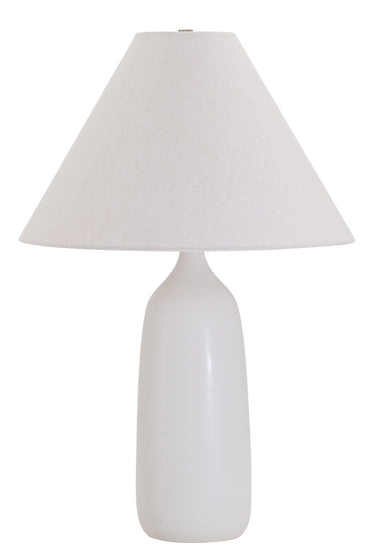 House of Troy Scatchard 25" Stoneware Table Lamps in White Matte
