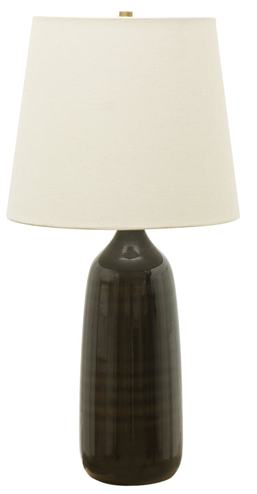 House of Troy Scatchard 31" Stoneware Table Lamps in Brown Gloss