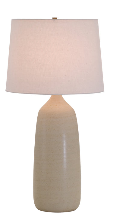 House of Troy Scatchard 31" Stoneware Table Lamps in Oatmeal