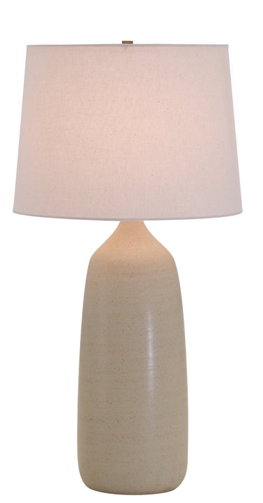 Oatmeal Scatchard 31" Stoneware Table Lamp – House of Troy studio photo
