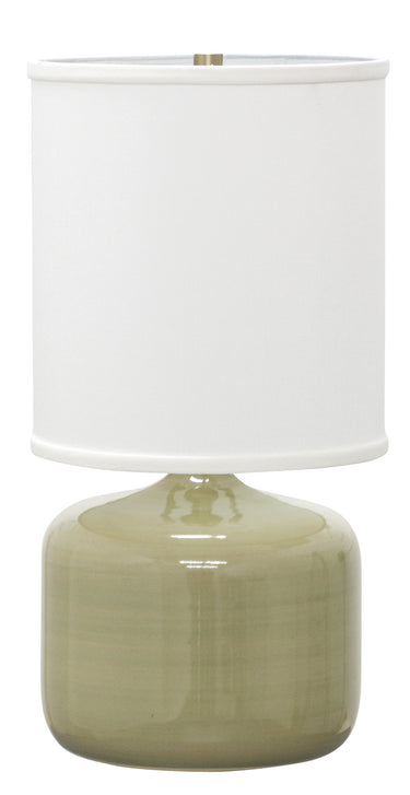 House of Troy Scatchard 19.5" Stoneware Table Lamps in Celadon