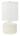 White Matte Scatchard 19.5" Stoneware Table Lamp – House of Troy studio photo
