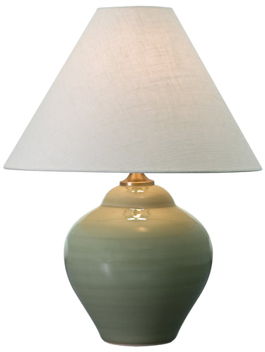 House of Troy Scatchard 21.5" Stoneware Table Lamps in Celadon
