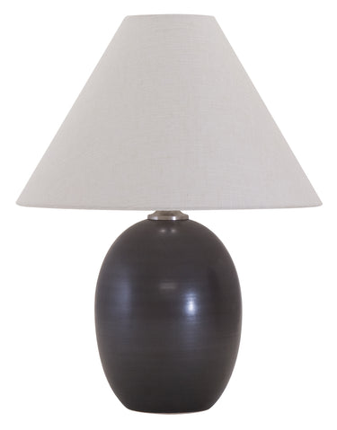 House of Troy Scatchard 22.5" Stoneware Table Lamps in Black Matte
