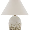 House of Troy Scatchard 22.5" Stoneware Table Lamps in Decorated White Gloss