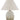 Decorated White Gloss Scatchard 22.5" Stoneware Table Lamp, Style GS140 – House of Troy studio photo