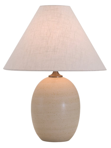 House of Troy Scatchard 22.5" Stoneware Table Lamps in Oatmeal