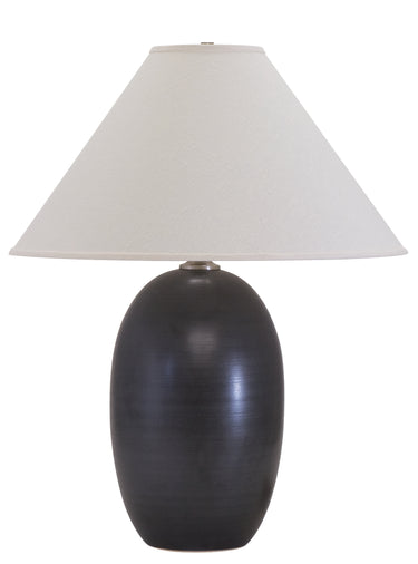 House of Troy Scatchard 28.5" Stoneware Table Lamps in Black Matte
