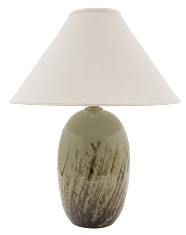 House of Troy Scatchard 28.5" Stoneware Table Lamps in Decorated Celadon