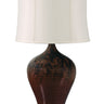 House of Troy Scatchard 25" Stoneware Table Lamps in Decorated Red