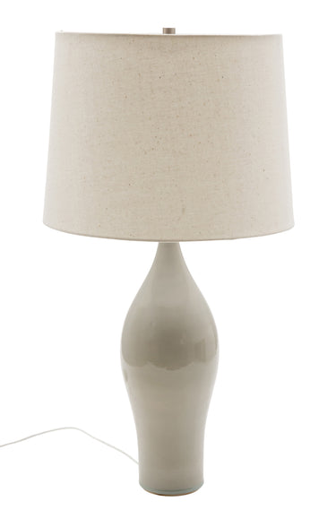 House of Troy Scatchard 27" Stoneware Table Lamps in Gray Gloss