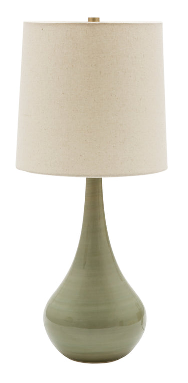 House of Troy Scatchard 22.5" Stoneware Table Lamps in Celadon