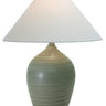 House of Troy Scatchard 27" Stoneware Table Lamps in Green Matte