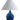 House of Troy Scatchard 19" Stoneware Accent Lamp in Blue Gloss