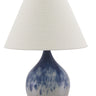 House of Troy Scatchard 19" Stoneware Accent Lamp in Decorated Gray