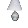 House of Troy Scatchard 19" Stoneware Accent Lamp in Emeral Wave