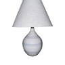 House of Troy Scatchard 19" Stoneware Accent Lamp in Gray Sky