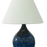 House of Troy Scatchard 19" Stoneware Accent Lamp in Midnight Blue