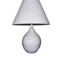 House of Troy Scatchard 19" Stoneware Accent Lamp in Pearl Blue