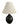 Scored Black Matte Scatchard 19" Stoneware Accent Lamp – House of Troy studio photo