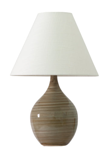 House of Troy Scatchard 19" Stoneware Accent Lamp in Tigers Eye
