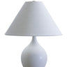 House of Troy Scatchard 19" Stoneware Accent Lamp in White Matte