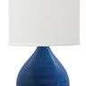 House of Troy Scatchard 20.5" Stoneware Table Lamps in Blue Gloss
