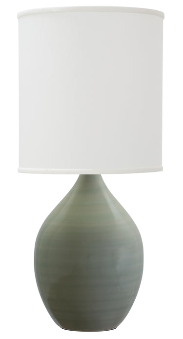 House of Troy Scatchard 20.5" Stoneware Table Lamps in Celadon