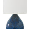 House of Troy Scatchard 20.5" Stoneware Table Lamps in Midnight Blue