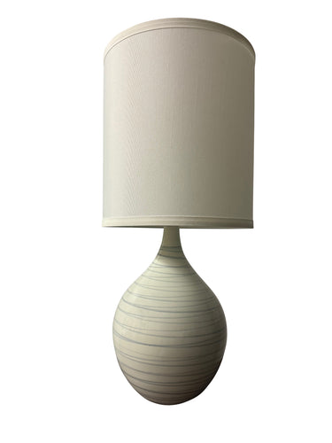 House of Troy Scatchard 20.5" Stoneware Table Lamps in Pearl Blue