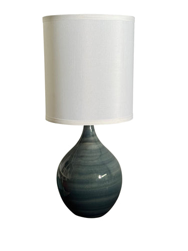 House of Troy Scatchard 20.5" Stoneware Table Lamps in Slate