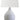 House of Troy Scatchard 18.5" Stoneware Table Lamp in White Matte GS202-WM