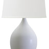 House of Troy Scatchard 18.5" Stoneware Table Lamps in White Matte