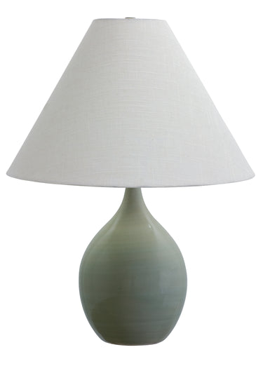 House of Troy Scatchard 22.5" Stoneware Table Lamps in Celadon