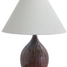 House of Troy Scatchard 22.5" Stoneware Table Lamps in Decorated Red