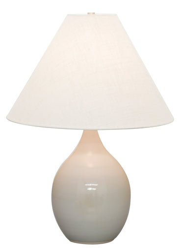 House of Troy Scatchard 22.5" Stoneware Table Lamps in Gray Gloss