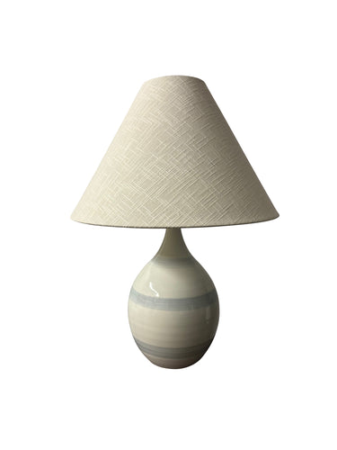 House of Troy Scatchard 22.5" Stoneware Table Lamps in Gray Sky