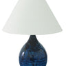 House of Troy Scatchard 22.5" Stoneware Table Lamps in Midnight Blue