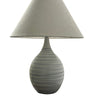 House of Troy Scatchard 22.5" Stoneware Table Lamps in Pearl Blue