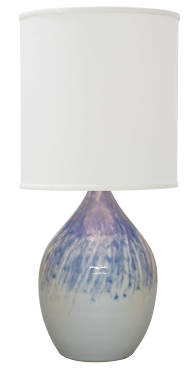 House of Troy Scatchard 24" Stoneware Table Lamps in Decorated Gray