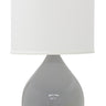 House of Troy Scatchard 24" Stoneware Table Lamps in Gray Gloss