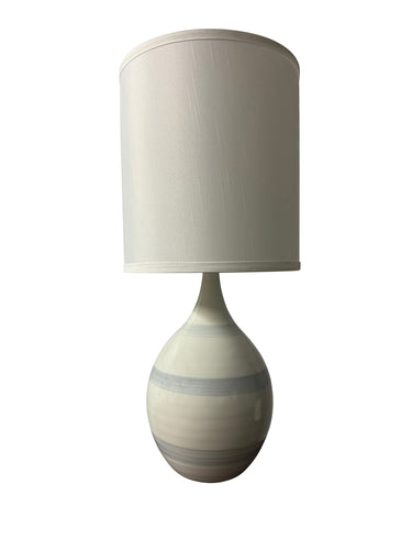 House of Troy Scatchard 24" Stoneware Table Lamps in Gray Sky