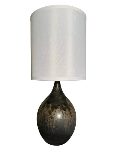 House of Troy Scatchard 24" Stoneware Table Lamps in Mystic Gray